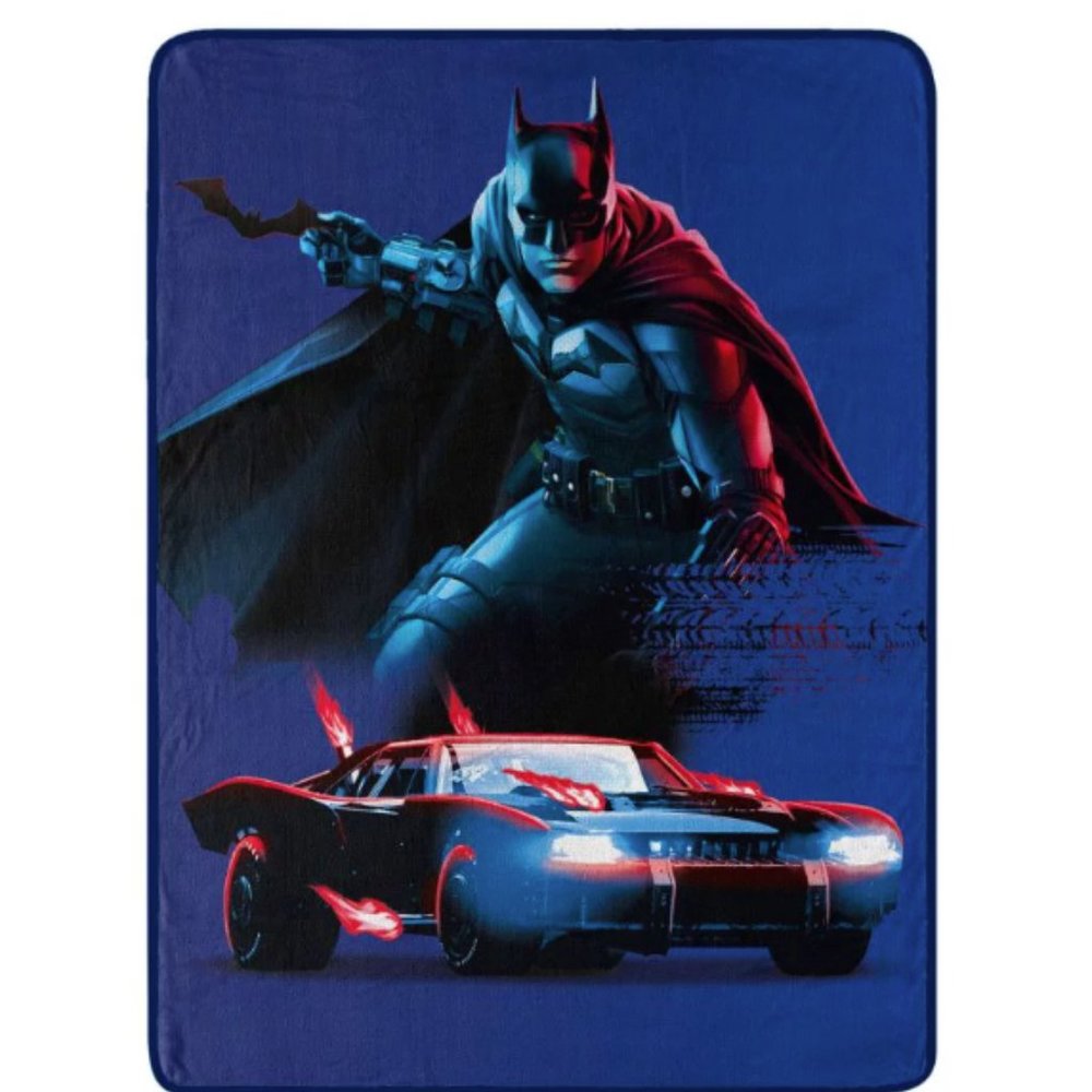 The Batman | Blue Shadow & Flame Throw | 46" x 60" | DC Comics